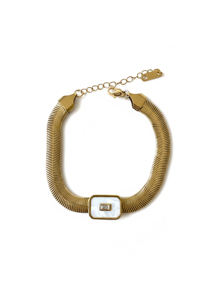 Bracelet - Old blanc