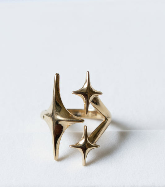 Bague - Spark dorée