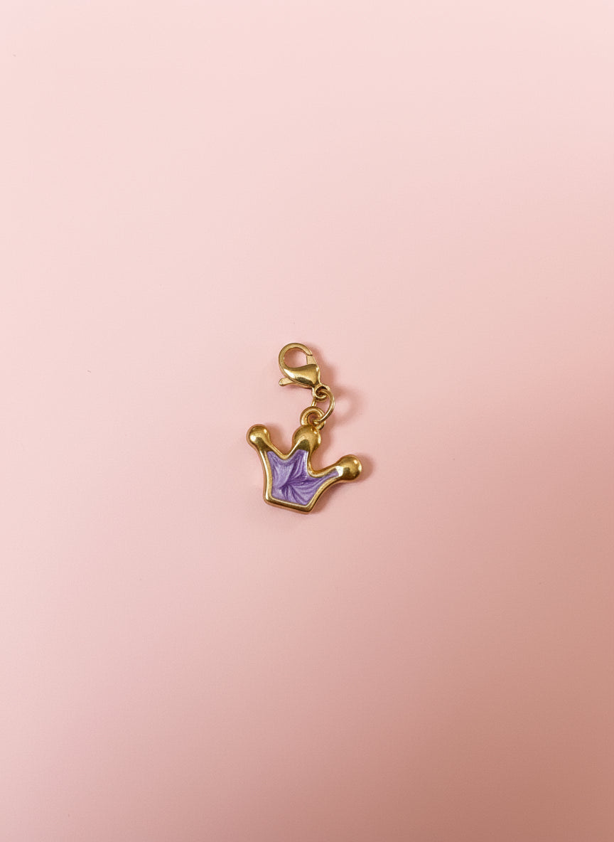 Charms - couronne Violette